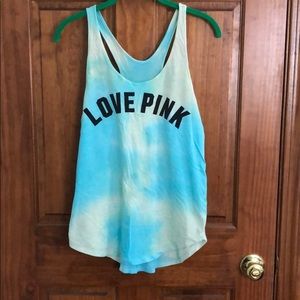 PINK racer back small flowy tank